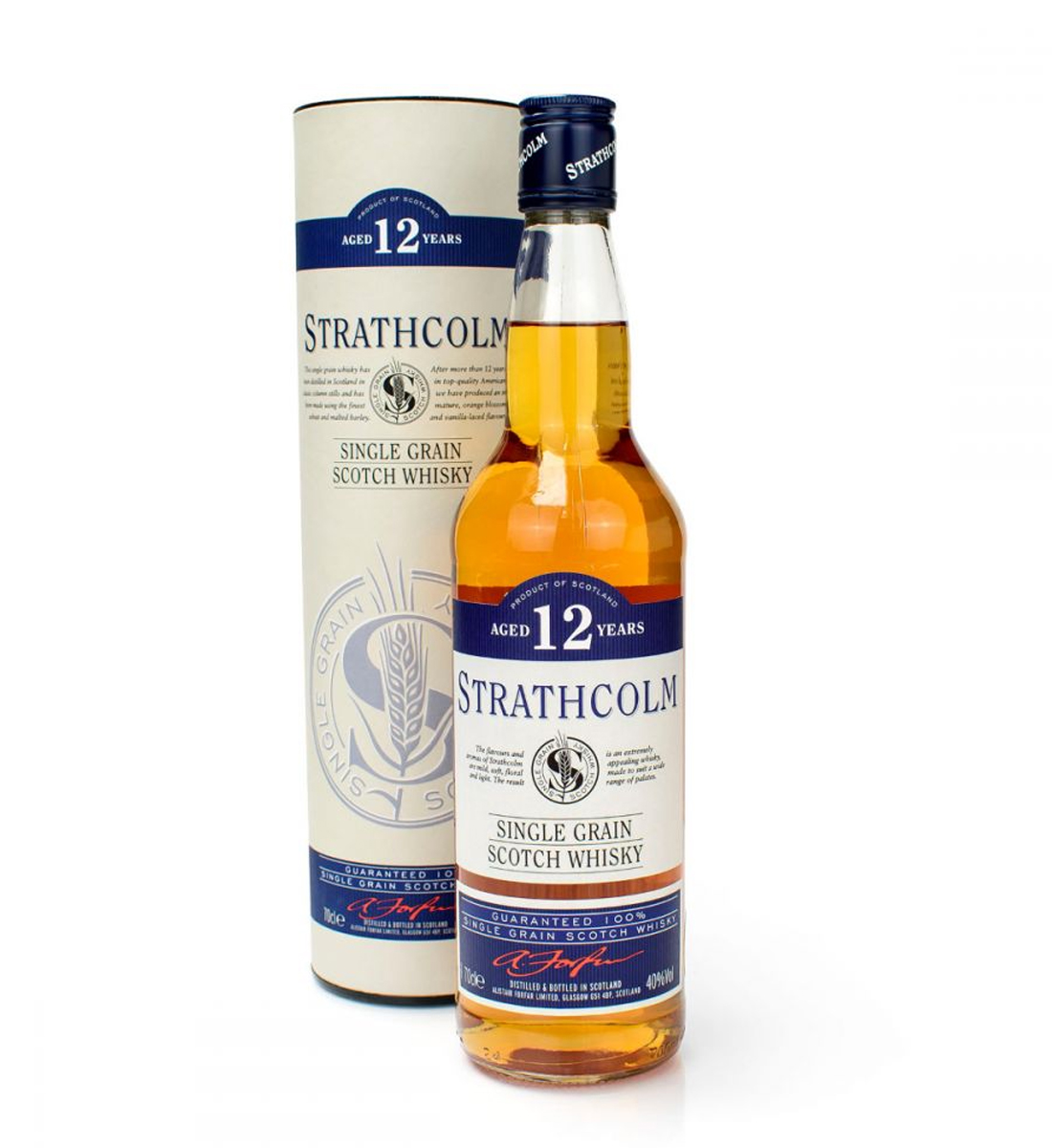 Strathcolm 12 ani Single Grain Scotch Whisky 0.7L